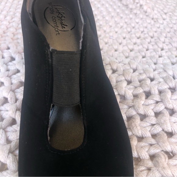 Life Stride Simply Comfort black suede dressy heels - Picture 2 of 8